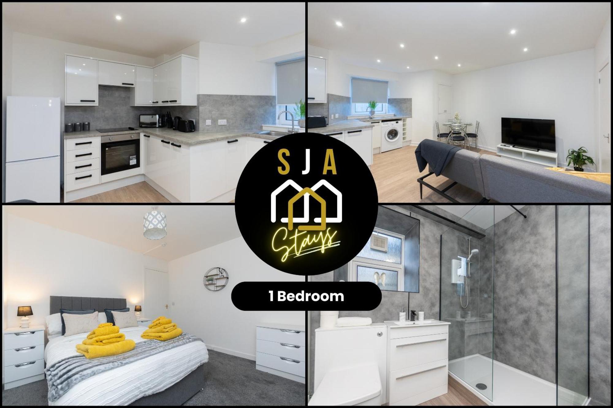 Central City Stay - Sja Stays - 1 Bed Apartment Aberdeen Extérieur photo